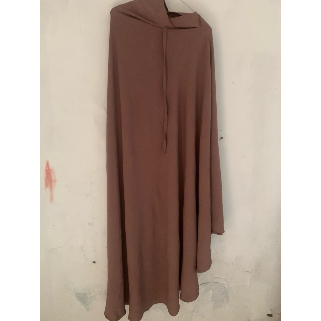 mukena crinkle dewasa jumbo preloved