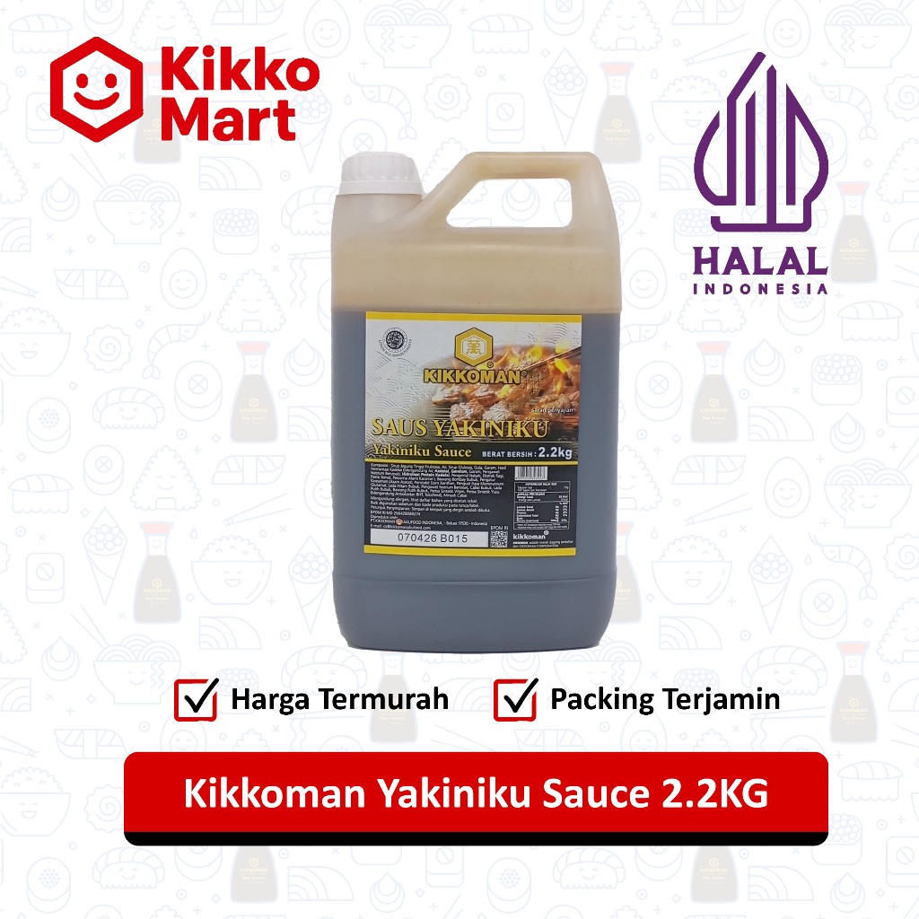 

Kikkoman Yakiniku Halal 2L / 2.2KG – Saus Daging Bakar Ala Jepang Siap Pakai – Cocok untuk Grill, Rice Bowl, Marinasi, dan Usaha Kuliner