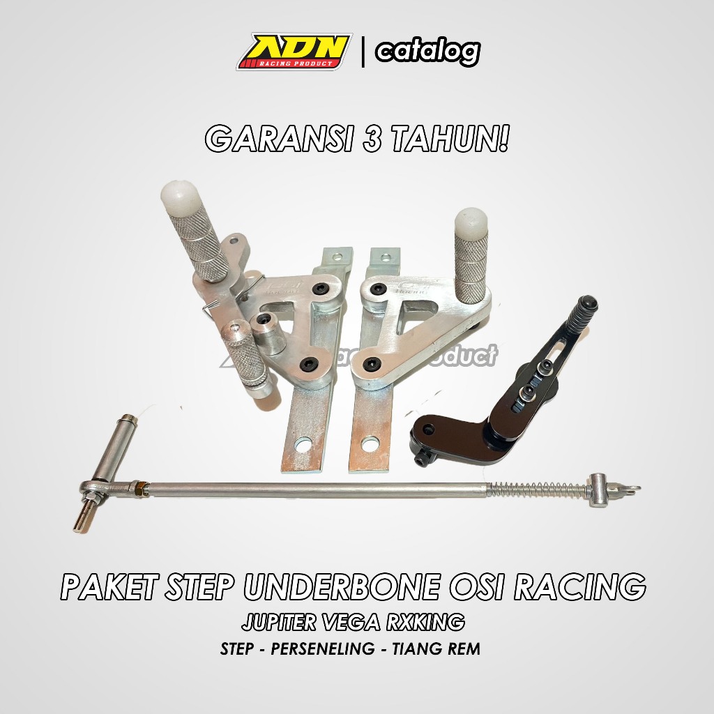 Paket Step UB Underbone Dural OSI Racing Jupiter Rxking