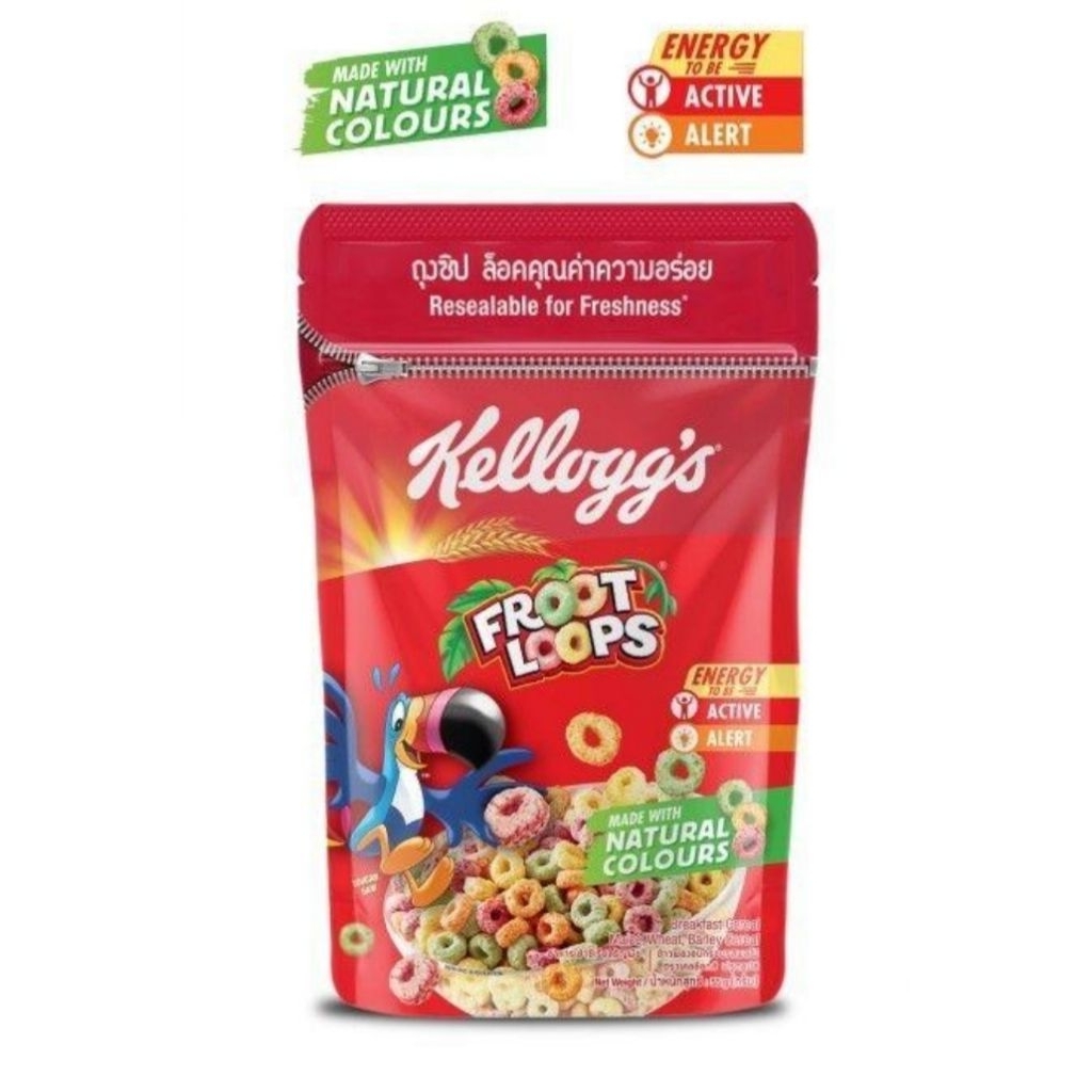 

Kellogg's Froot Loops pouch 55 g cereal/sereal