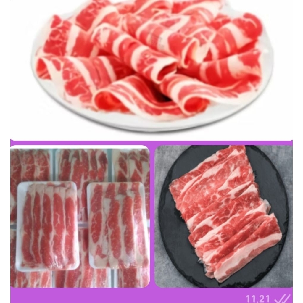 

Beef Slice yomas 500gr, Beef silece australia & USA Beef Slice