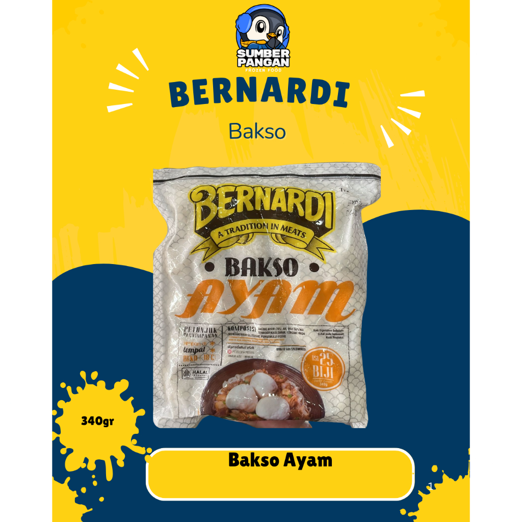 

Bernadi Bakso Ayam 25pcs 340gr