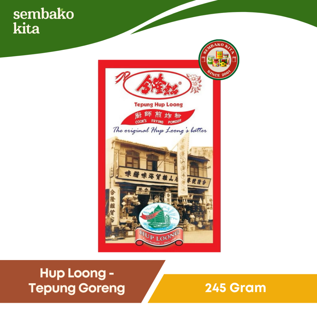 

Hup Loong - Tepung Hup Loong / Frying Powder Serbaguna 245gr