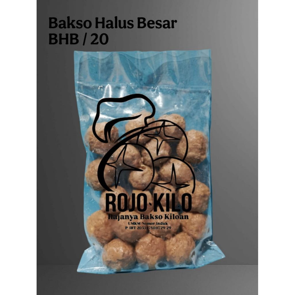 

Bakso halus besar