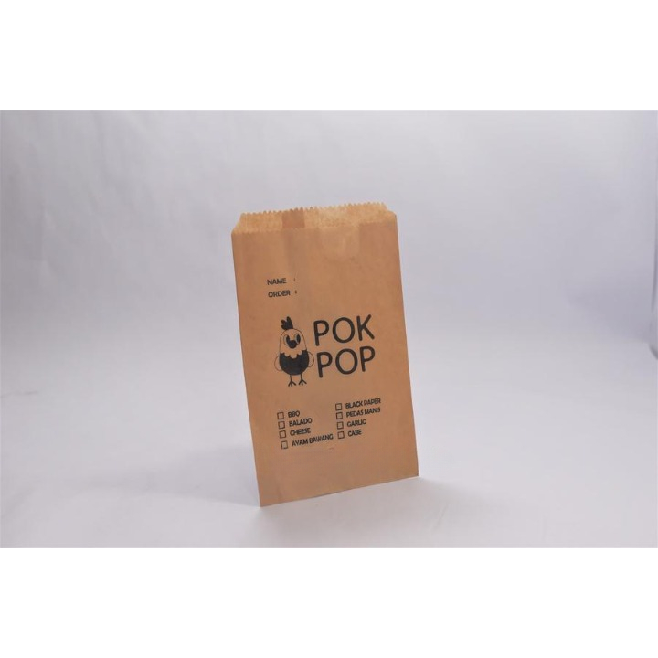 

Paperbag Flat Kantong Kertas Coklat Isi 100 Pcs Ukuran 12 x 18.5 (XS) Souvenir Bungkus Jajan Snack