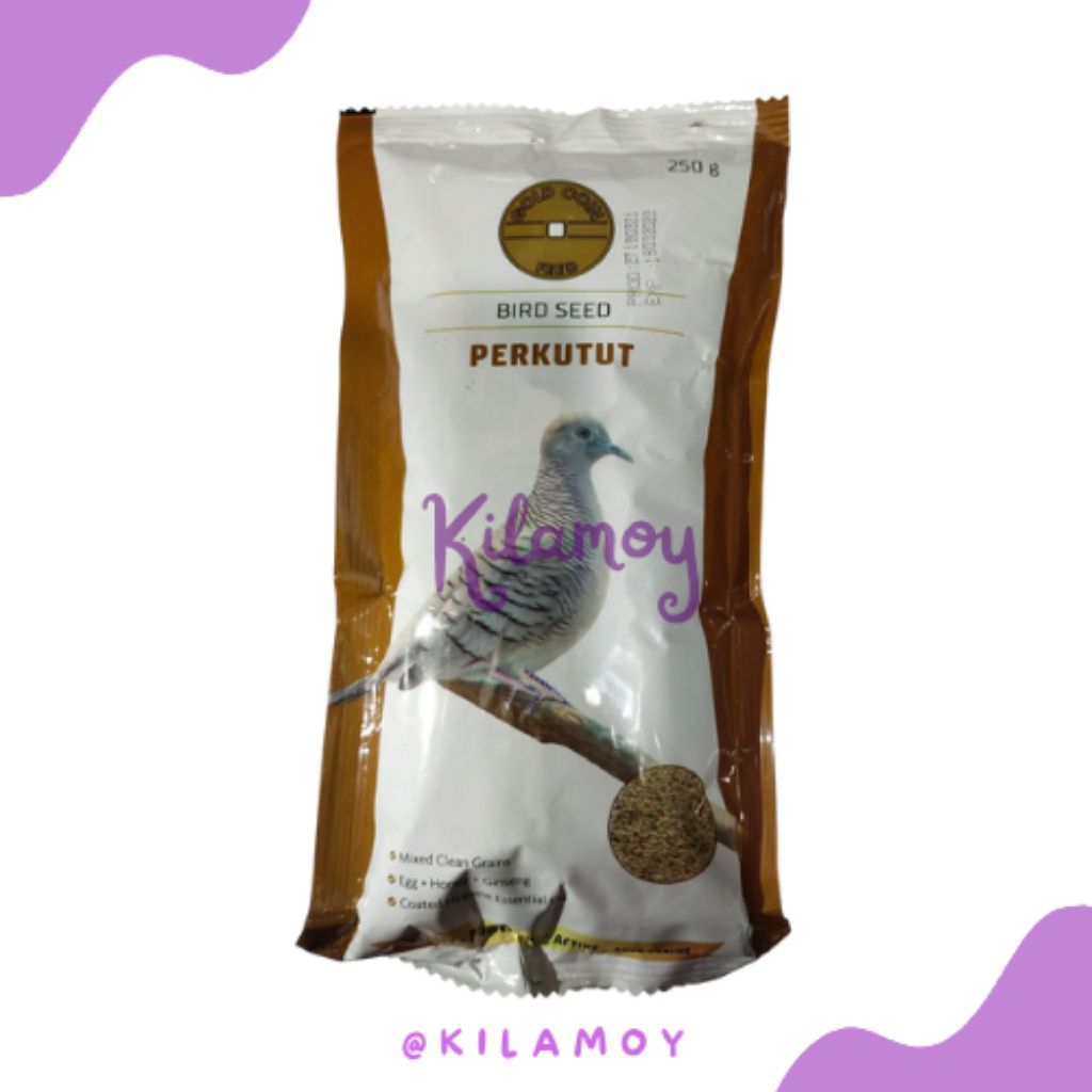 GOLD KOIN PERKUTUT 450GRAM - MAKANAN BURUNG PERKUTUT GOLD KOIN 450GRAM