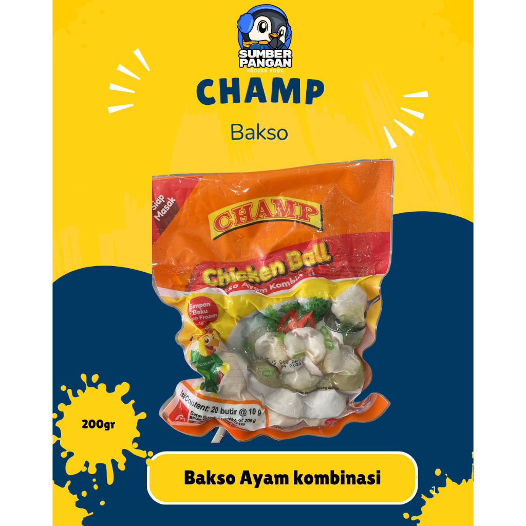 

Champ Bakso ayam Kombinasi 500gr&200gr