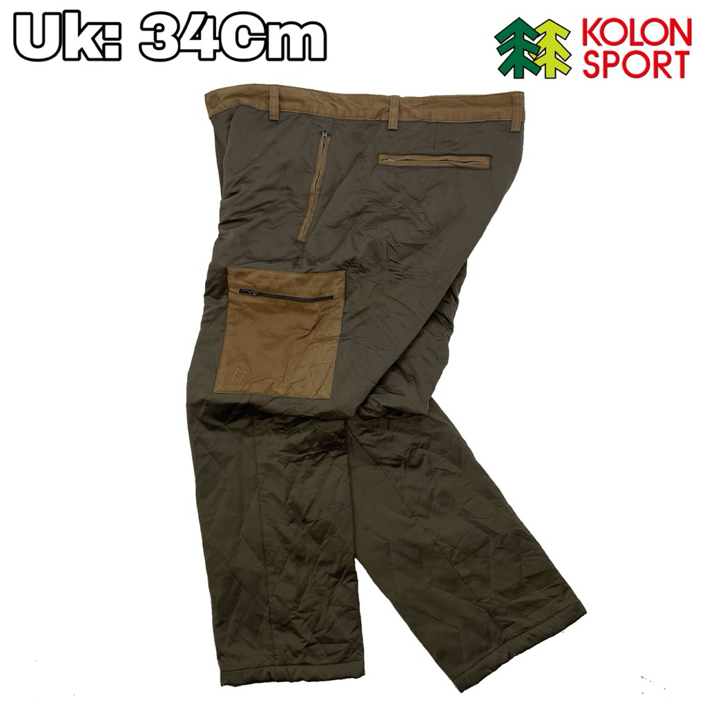 CG109 Celana Kargo Corduroy Outdoor Kolon Sport 34 Long Pants Softshell Cargo Waterpoof Musim Dingin