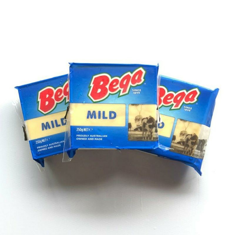

[oddsolshop] pekanbaru/Bega Mild 250GR Cheese Block / Keju Balok Blok