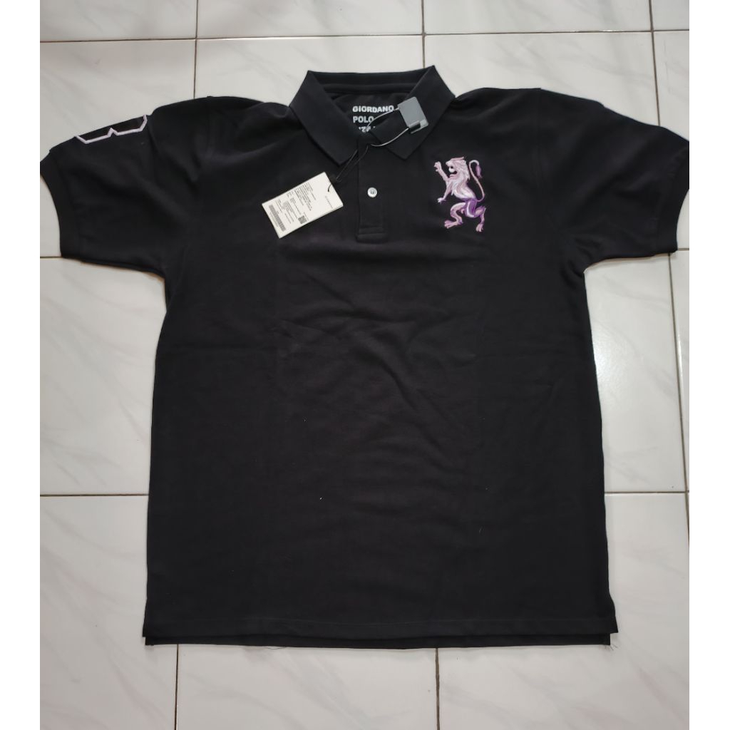 Kaos kerah premium giordano pria