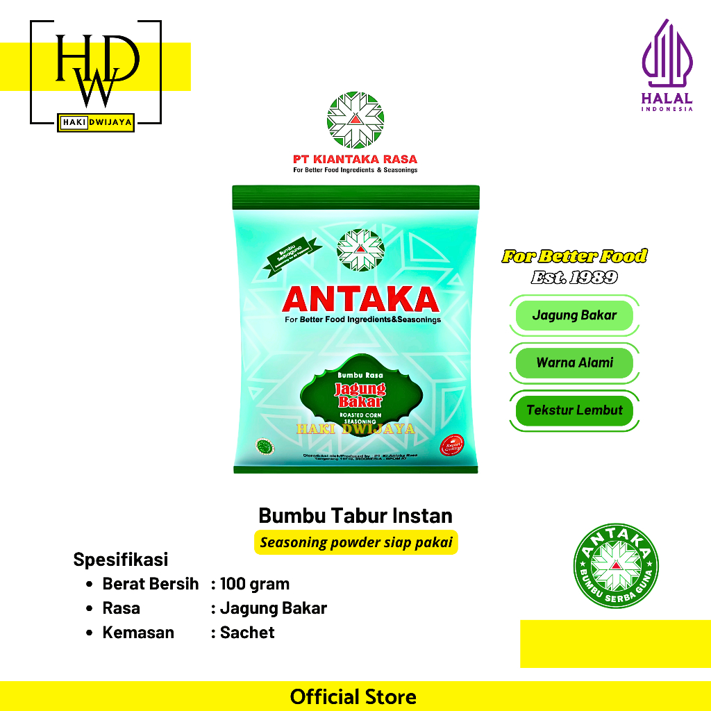 

[100gr] Antaka Bumbu Tabur Instan Rasa Jagung Bakar