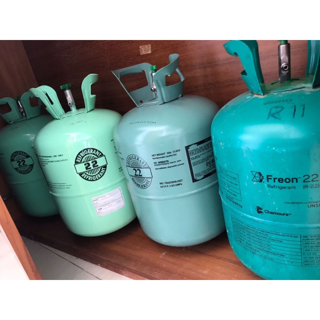 Tabung Freon bekas kosong