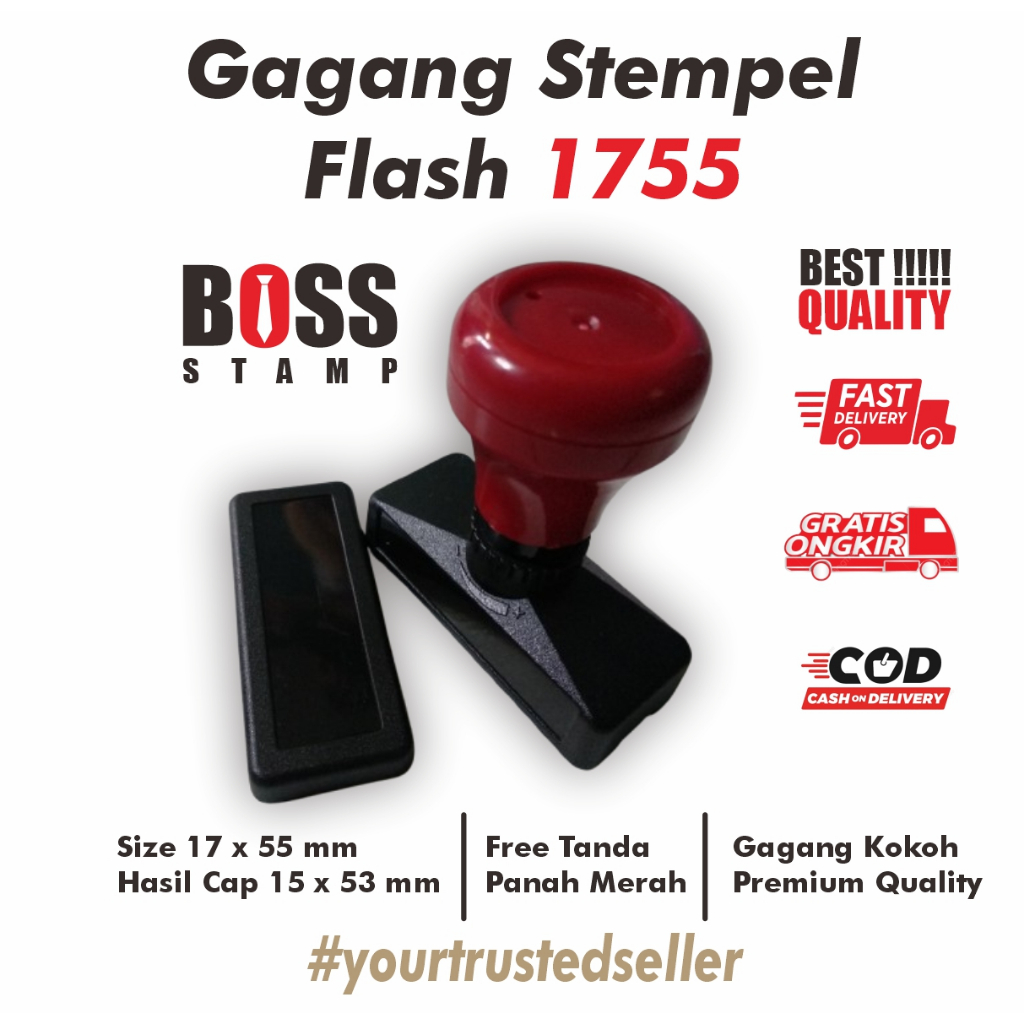 

Gagang Stempel Flash Ukuran 1755