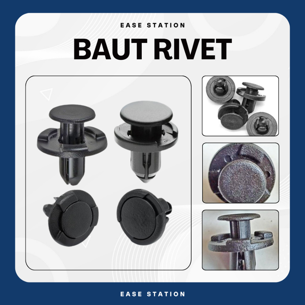 PLASTIK RIVET BODY MOBIL MOTOR UNIVERSAL BAUT RIVET KANCING KLIP BODY PLASTIK