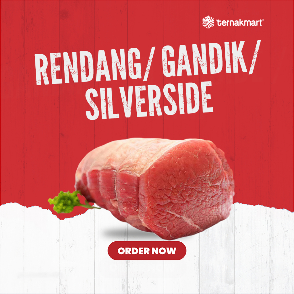 

Ternakmart Jakarta Daging Sapi Gandik / Silverside / Rendang 250gr 500gr Masakan Puasa