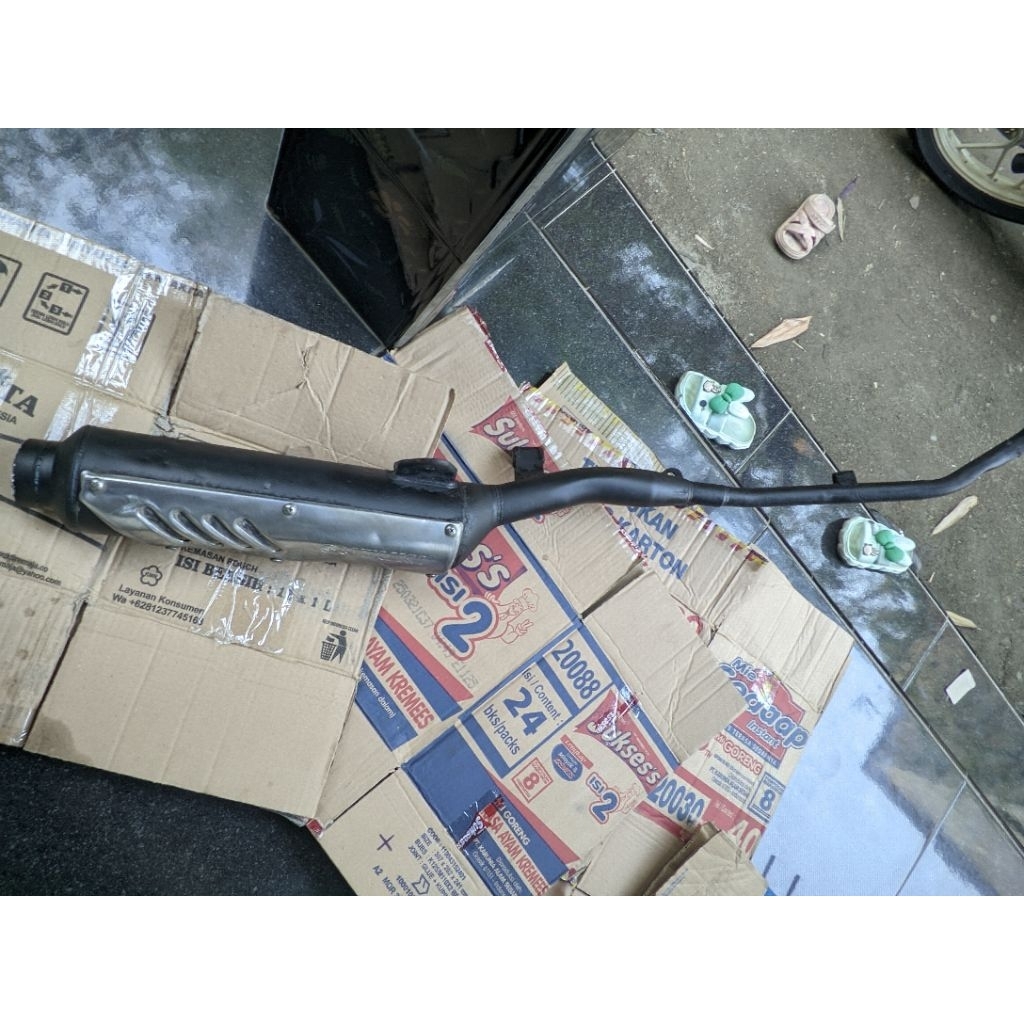 Knalpot standart Suzuki Shogun kebo shogun R 110 original