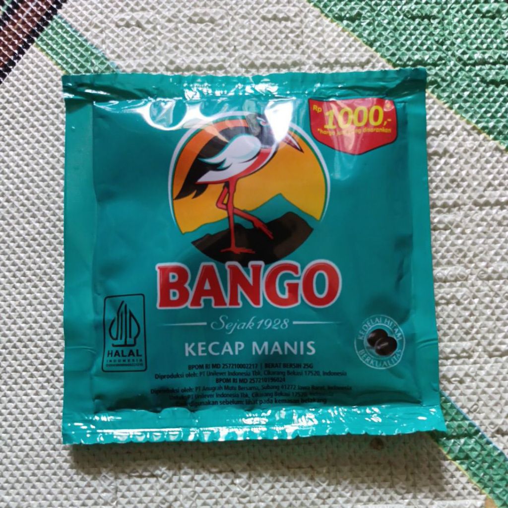 

KECAP BANGO 1 SACHET KECIL