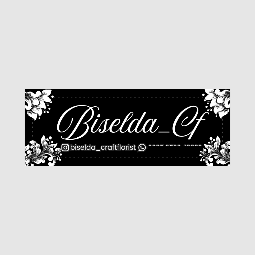 

COD Stiker Buket Bunga Bouquet Flower Label Sticker Buqet Bucket Murah Costum desain 16
