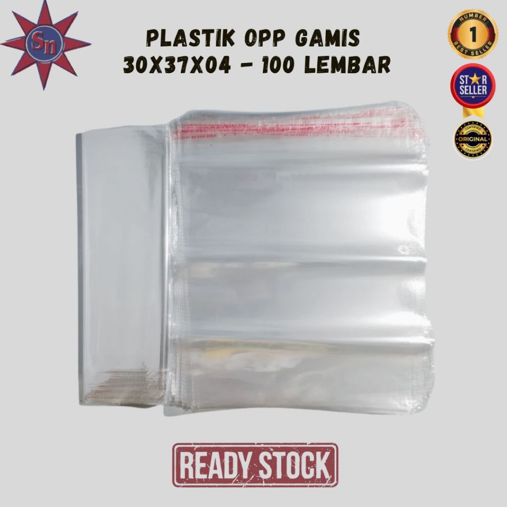 

Plastik OPP Gamis 30X37X04 - Super King SM - 100 Lembar
