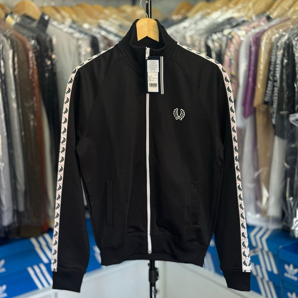 Tracktop Fred Perry Sportswear Taped Black BNWT Original 100%