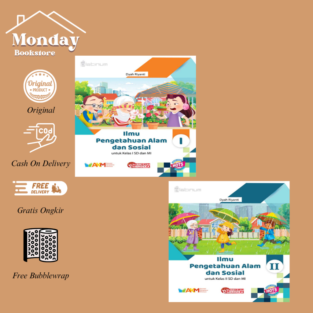 TIGA SERANGKAI PLATINUM SD - IPAS ILMU PENGETAHUAN ALAM DAN SOSIAL KELAS 1,2,3,4,5,6 SD/MI Kurikulum
