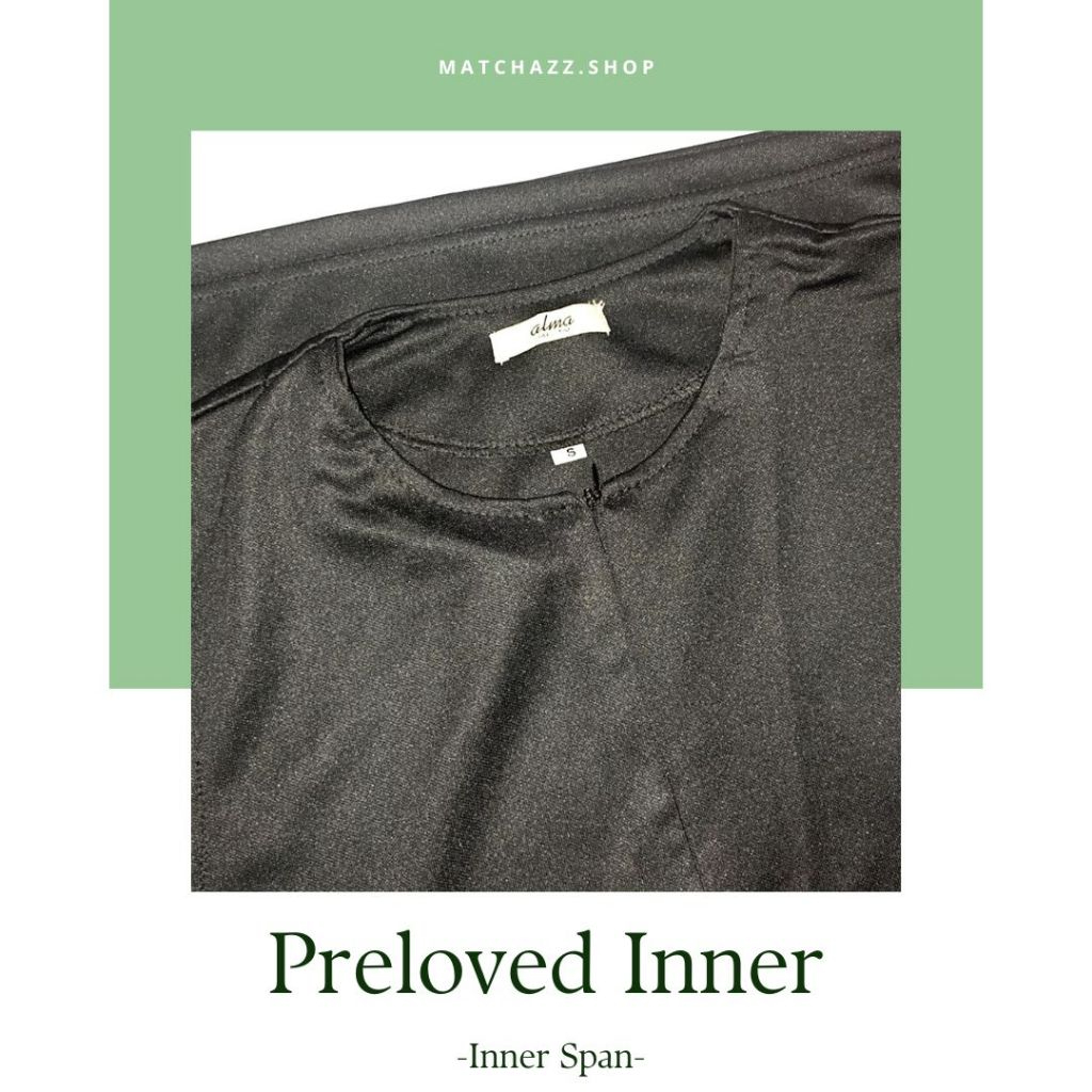 Preloved Iner Span Hitam