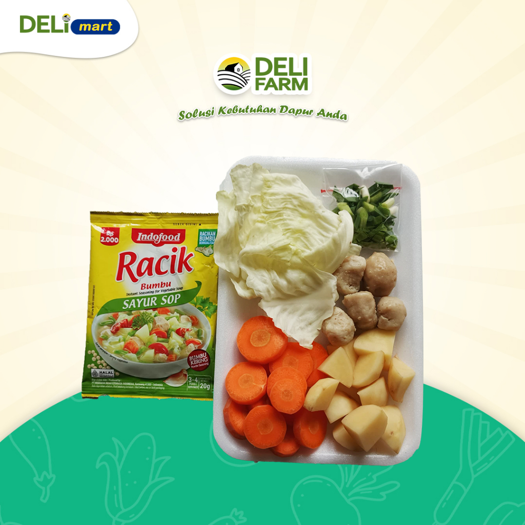 

Deli Mart [Khusus INSTAN Medan] Paketan Sayur Sop by Deli Farm