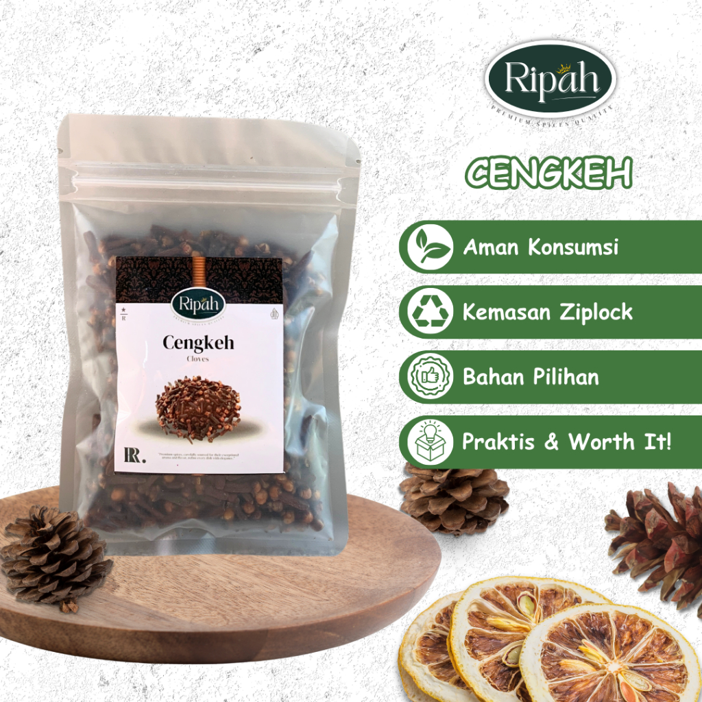 

20gr Cengkeh Utuh / Cloves / Ripah Rempah Premium