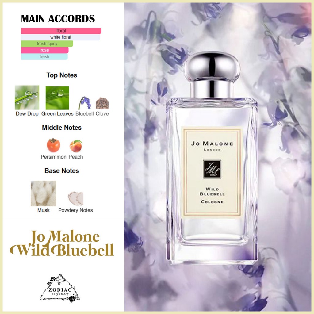 Jo Malone Wild Bluebell Cologne 100ml [Original Authentic]