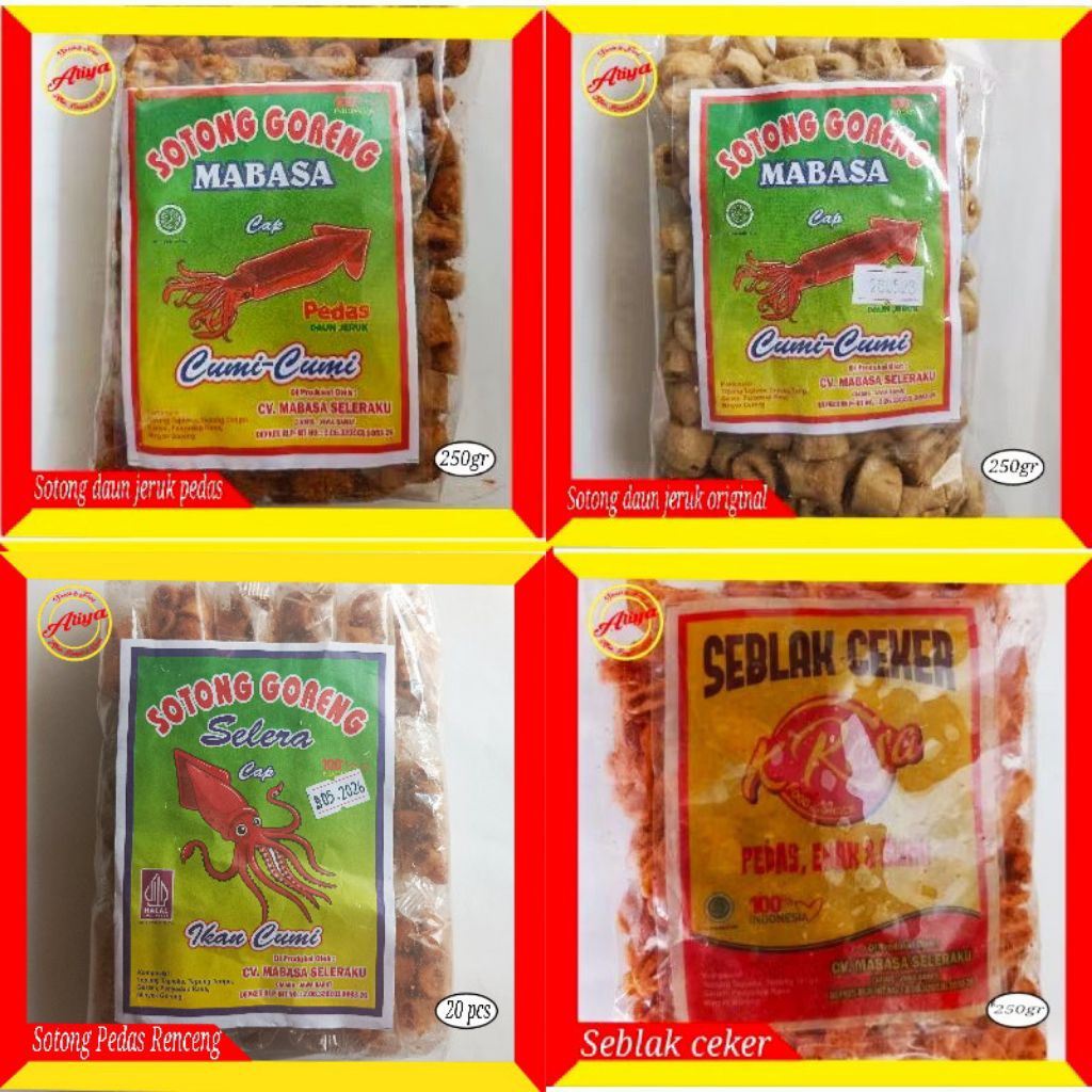 

TERMURAH SNACK CAMILAN SOTONG GORENG PEDAS CABAI / ORIGINAL ( DAUN JERUK ) / Seblak CEKER PEDAS CABAI / MAKARONI PIKSUS PEDAS ( 250gr ). Camilan enak renyah gurih pedas di jamin nagih