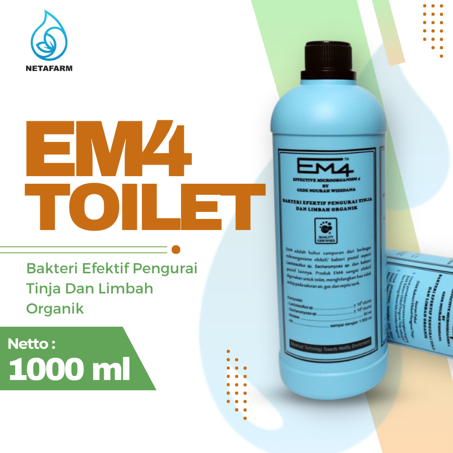 EM4 ORGANIK CAIR - Pengolah Limbah & Toilet 1 liter