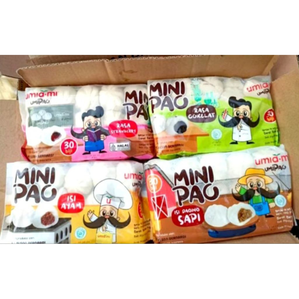 

UMIAMI MINIPAO COKLAT & STRAWBERY & AYAM ISI 30 PCS