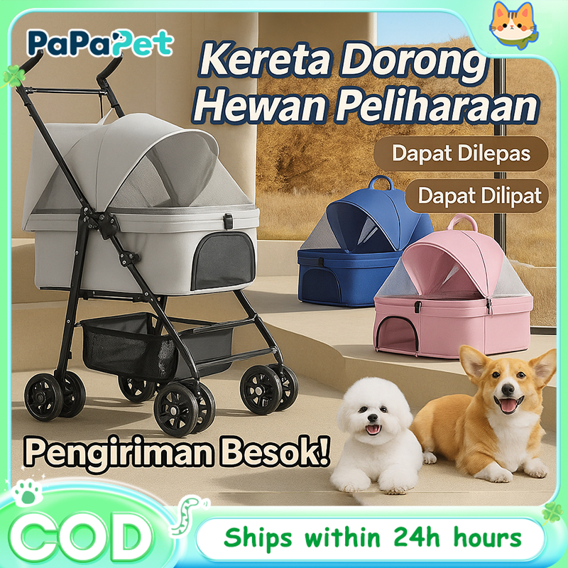 GREENPETS Stroller Anak Stroller Bayi Lipat Travelling Kereta Dorong Bayi 2 Arah 0-5 Tahun
