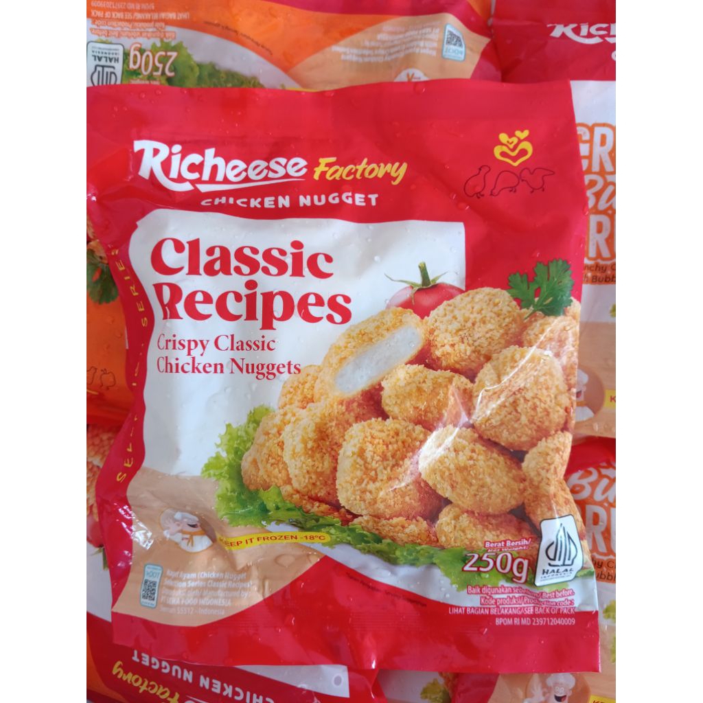 

Chicken Nugget Classic 250gr Richeese Murah