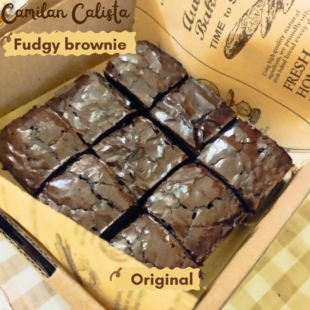 

Camilan Calista - Fudgy Brownies