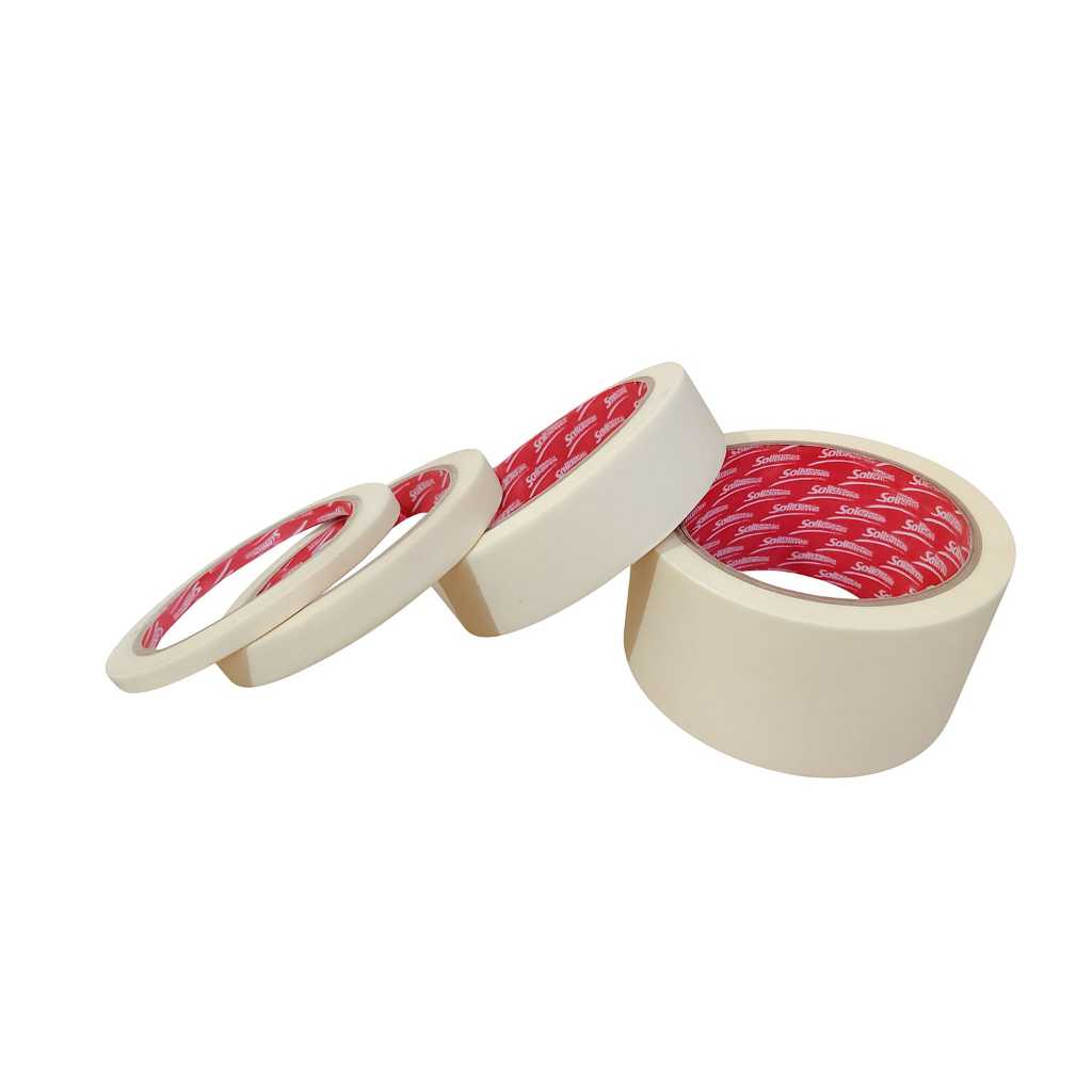 

Solatape Masking Tape 6mm/ 12mm/ 24mm/48mm Serbaguna, No Residue, Tahan Suhu 80°C