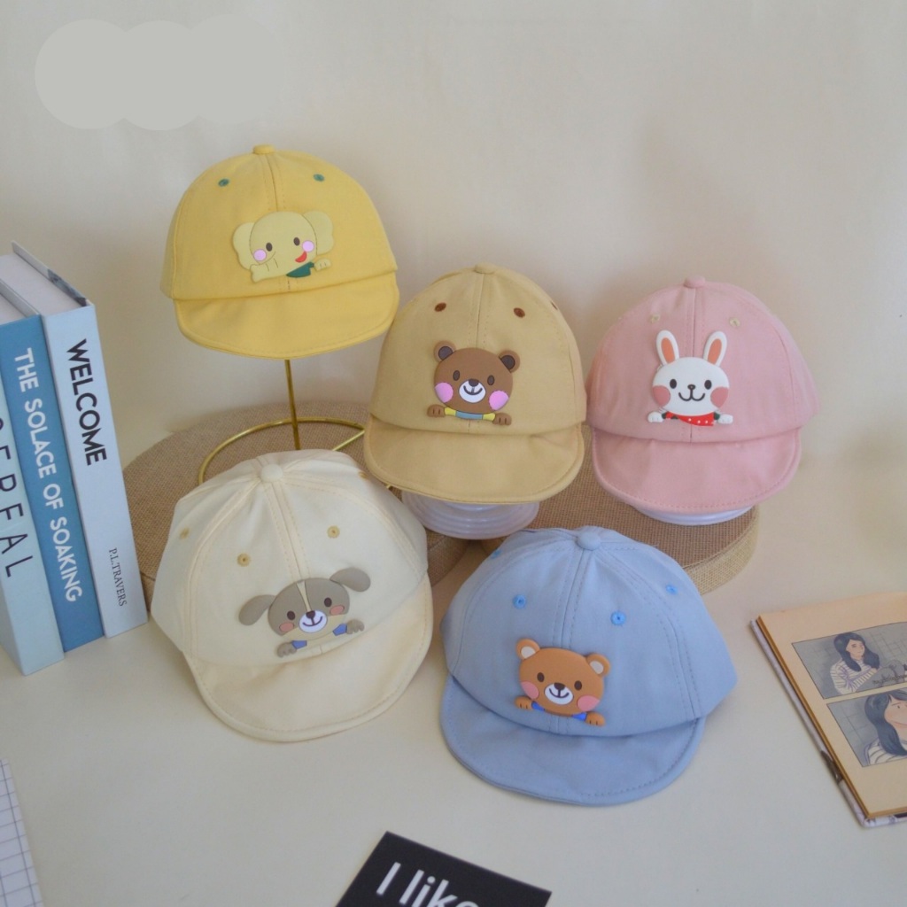 (6-12 Bulan) Topi Cap Anak Karakter Gazoon Premium Murah