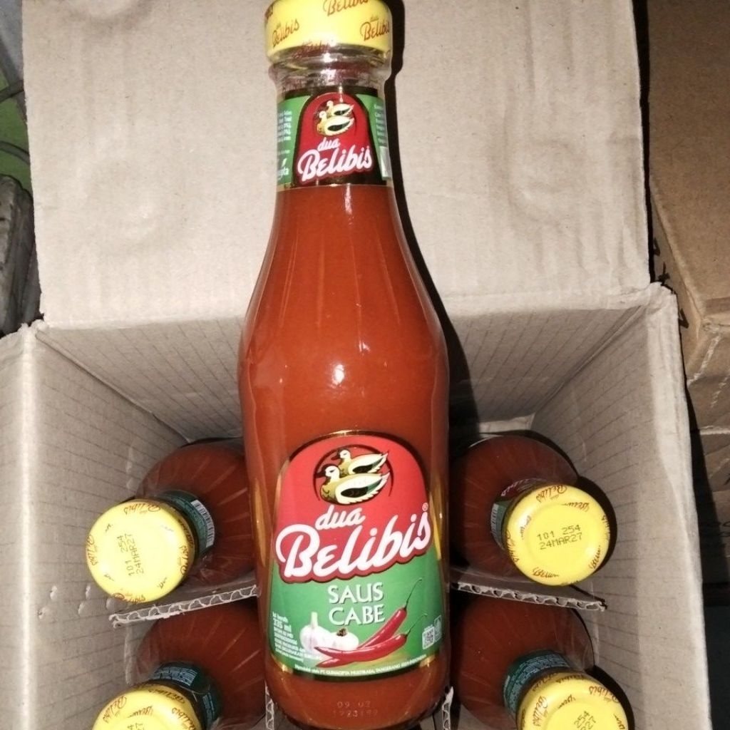 

1 botol saos cabe dua blibis 335mili expayead Maret 2027