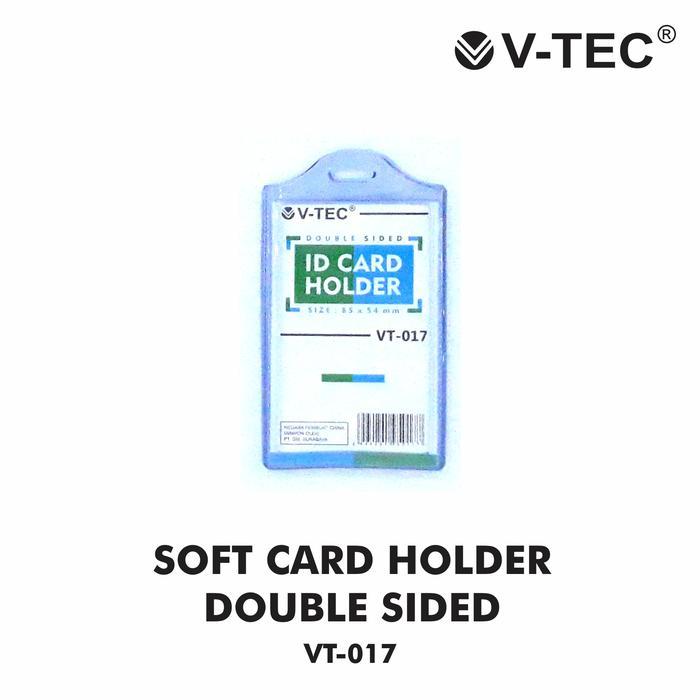 

V-TEC VT-017 Soft Card Holder/Double Transparant