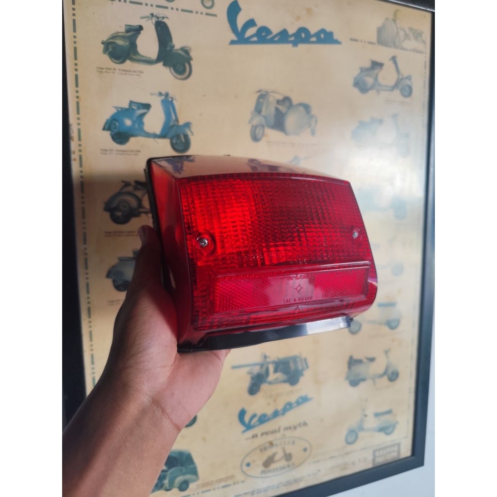 stoplamp lampu vespa PX triom arcobaleno