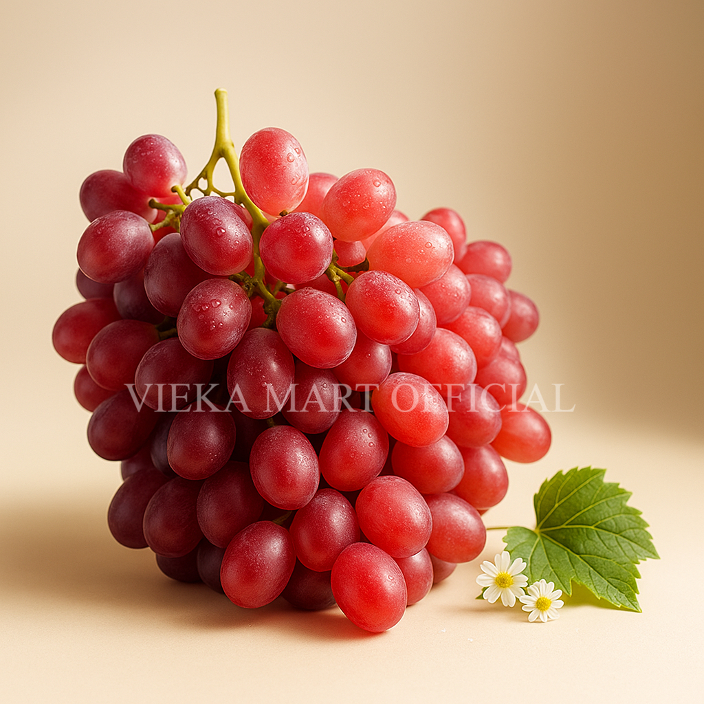

Buah Anggur Crimson 1000gram Manis dan Murah