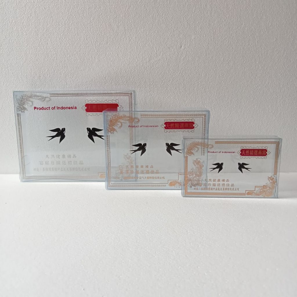 

kotak Mika walet sablon emas 500gr.uk 26,5×20,5×6