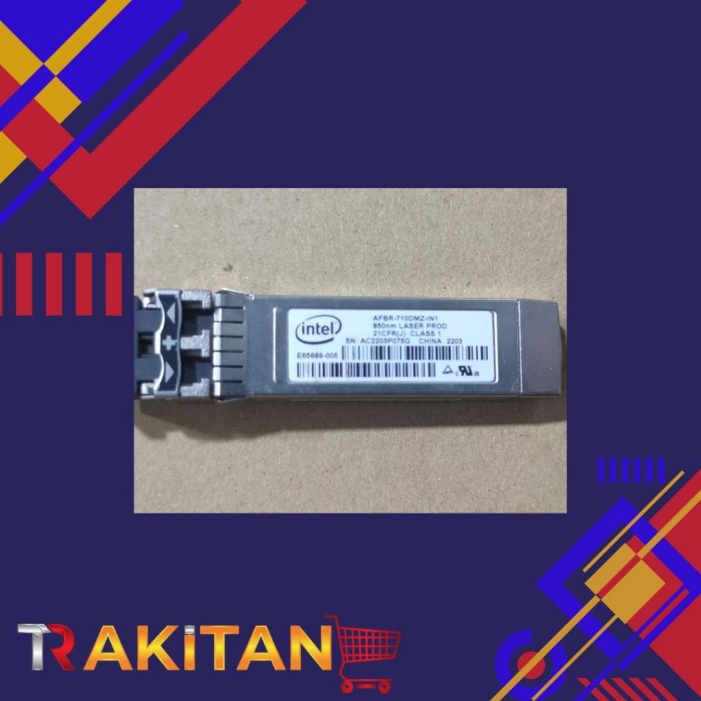 Intel 1G/10G 850nm Multimode Datacom SFP+ Transceiver / AFBR-710DMZ-IN1