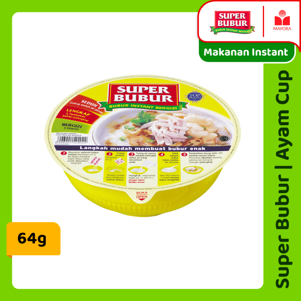 

Super Bubur Ayam Cup @ 64 Gram