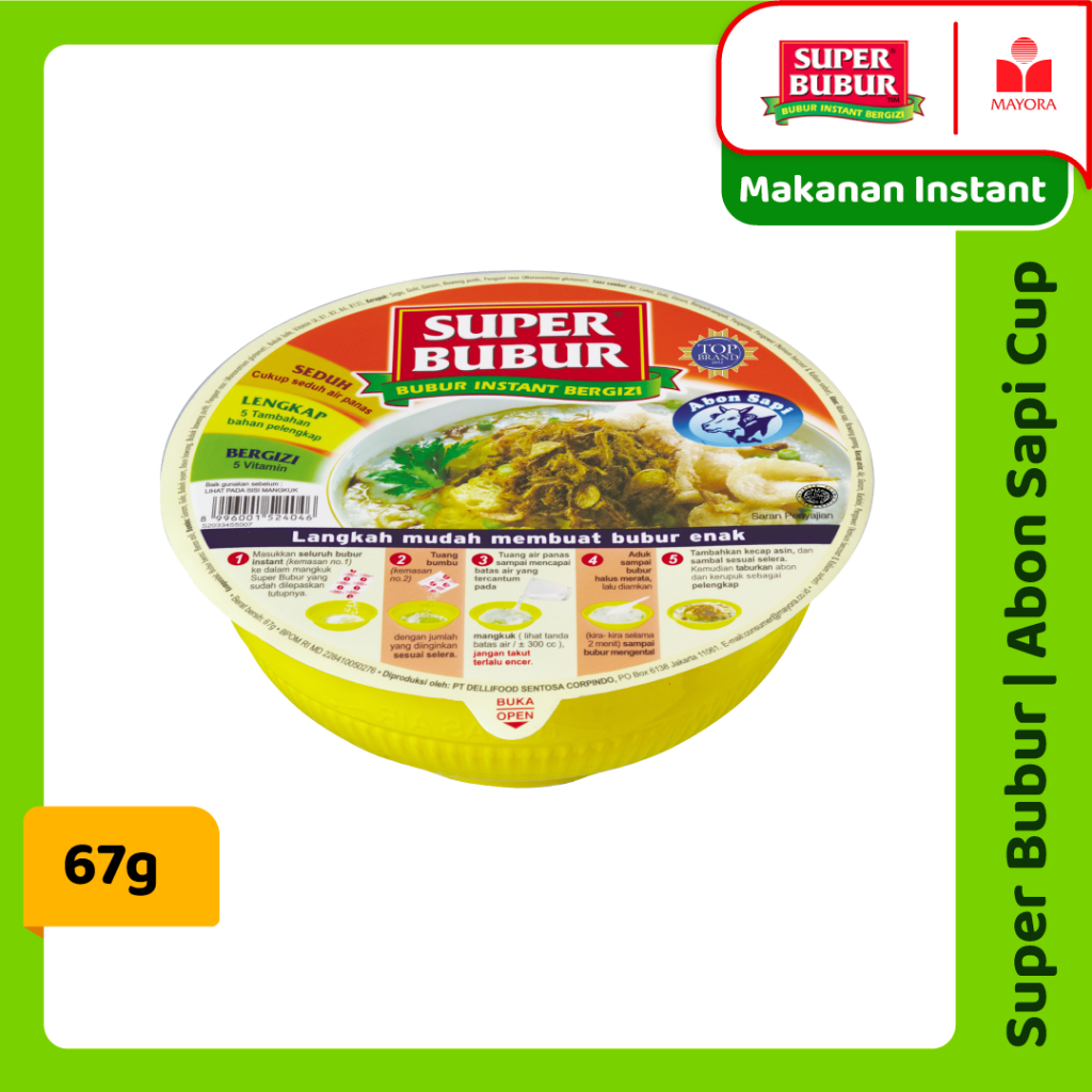 

Super Bubur Abon Sapi 67 Gram