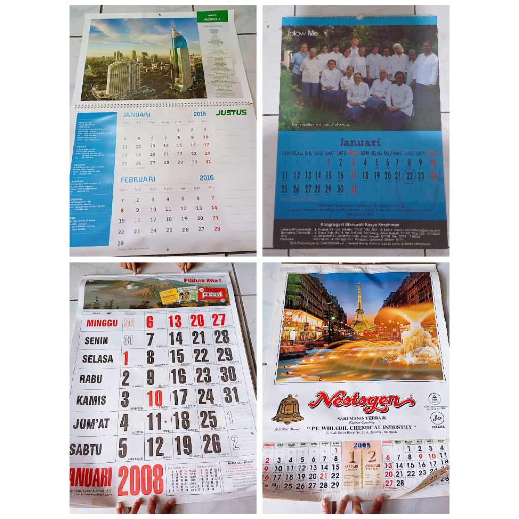 

Aneka kalender jadul