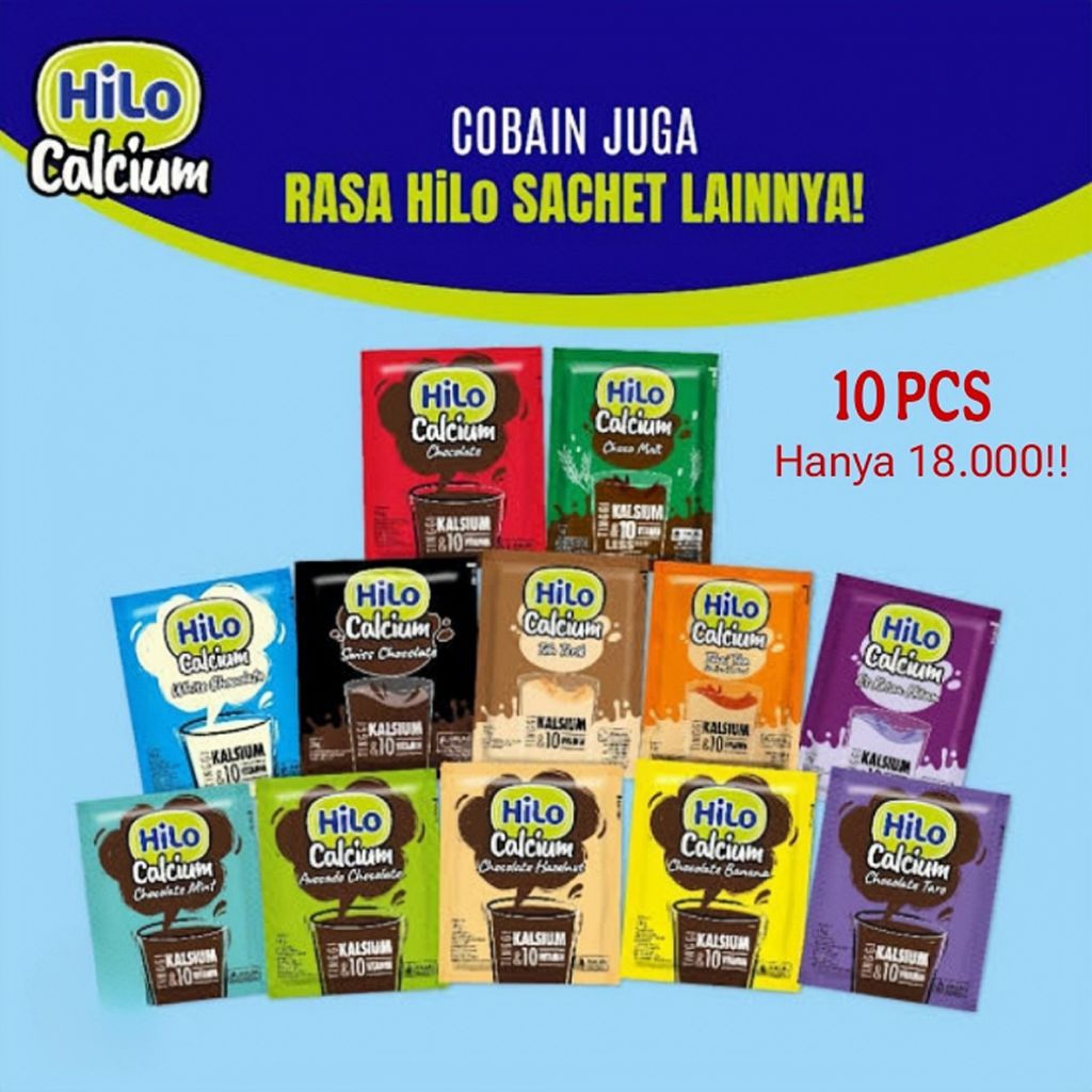 

[Harga Spesial] New Original HiLo Calcium-Minuman Coklat