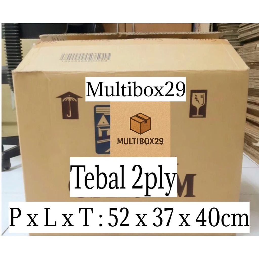 

kardus besar 52x37x40 tebal 2ply 2 lapis karton box packing pindahan kantor kost rumah, dus storage penyimpanan jumbo, Kardus Bekas Polos Ukuran Besar – Cocok Untuk Pengiriman / Pindahan