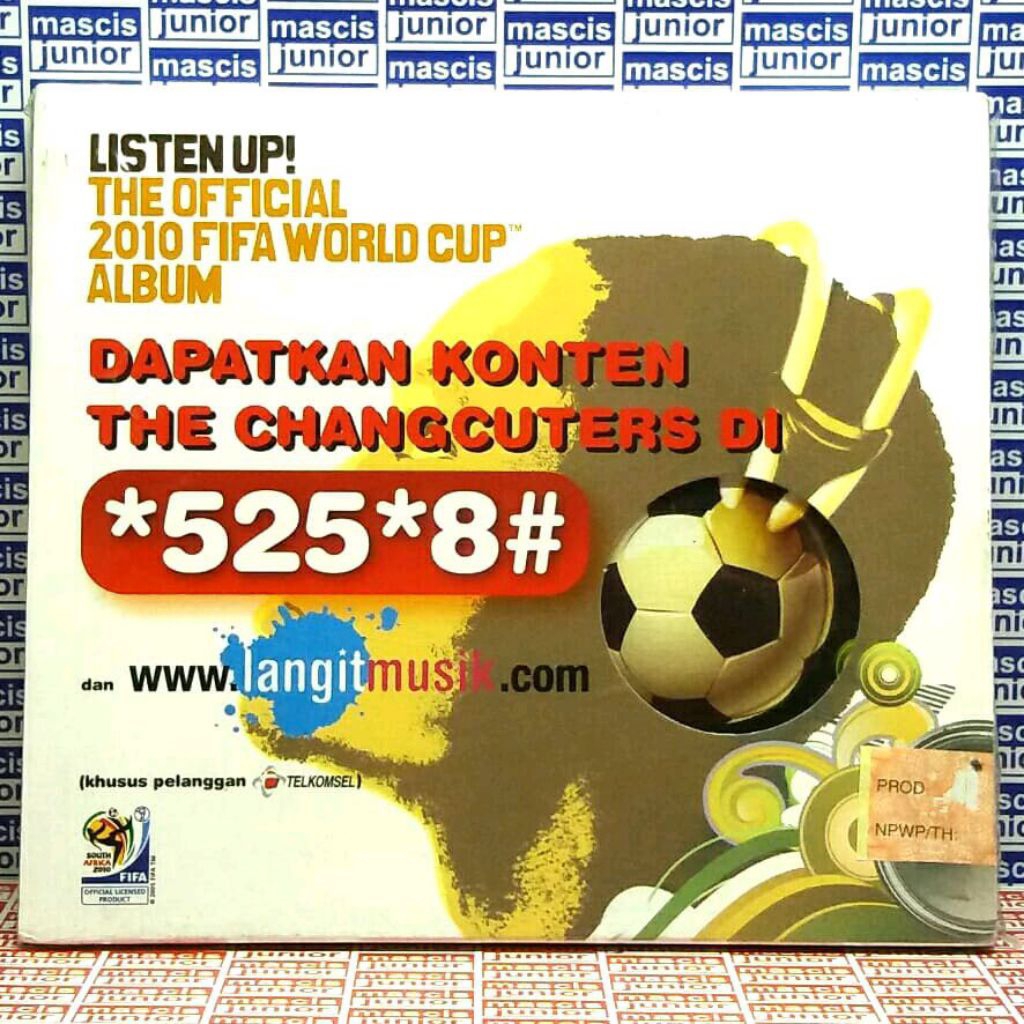 CD Listen Up The Official 2010 FIFA World Cup Album R. Kelly Soweto Spiritual Singers Shakira Freshl