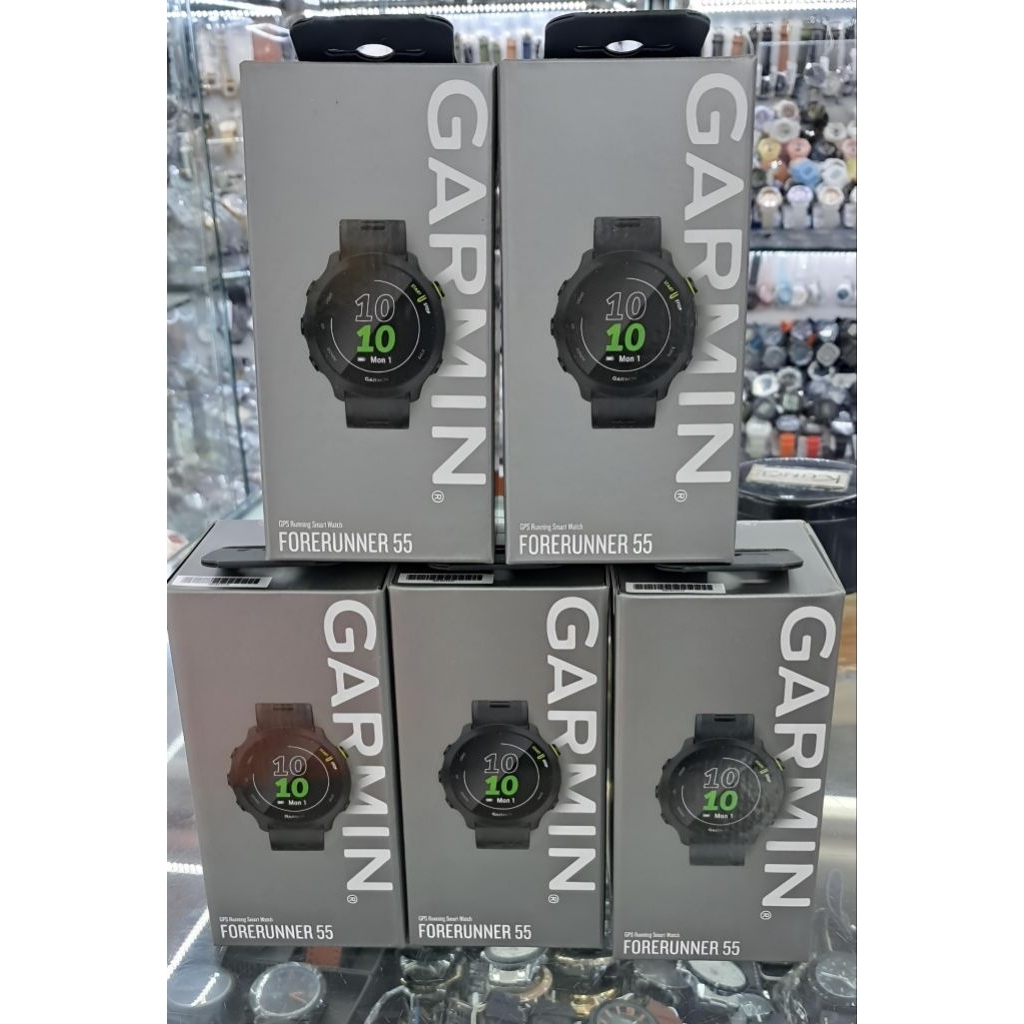 Promo Jam tangan Garmin Forerunner 55 Black Garmin fr55 original jam tangan Smartwatch Garmin fr55